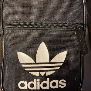 Adidas black pouch shoulder bag
